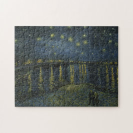 Vincent Van Gogh, Starry Natten över Rhone Pussel