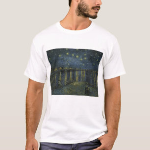 Vincent Van Gogh, Starry Natten över Rhone T Shirt