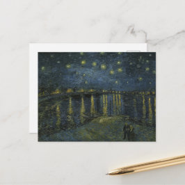 Vincent Van Gogh, Starry Natten över Rhone Vykort