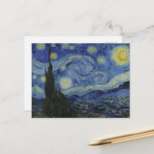 Vincent Van Gogh, Starry Natten Vykort