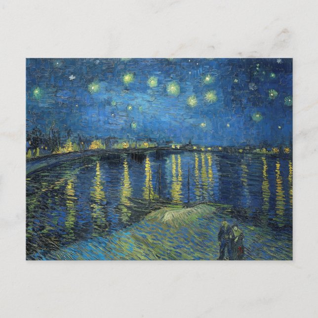 Vincent van Gogh Starry Nattvykort Vykort (Framsida)