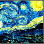Vincent van Gogh, Starry Night<br><div class="desc">Starry Night,  berömd-målning av Vincent van Gogh</div>