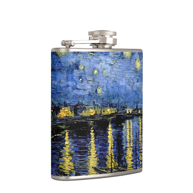 Vincent Van Gogh Starry Night 1888 Flask Fickplunta (Höger)