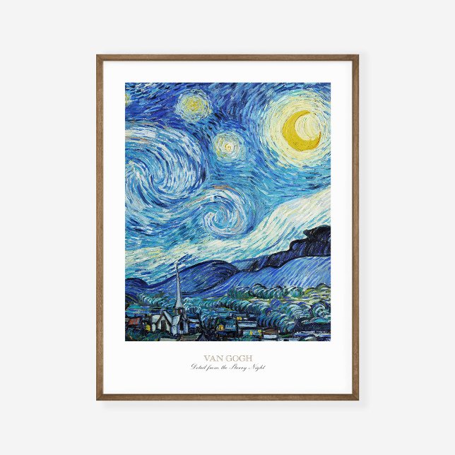 Vincent Van Gogh Starry Night 1889 Art Exhibit Poster (Skapare uppladdad)