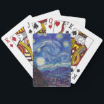 VINCENT VAN GOGH - Starry night 1889 Spel Kort<br><div class="desc">VINCENT VAN GOGH - Starrikväll 1889Olja på canvas</div>