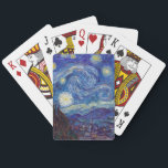 VINCENT VAN GOGH - Starry night 1889 Spel Kort<br><div class="desc">VINCENT VAN GOGH - Starrikväll 1889Olja på canvas</div>