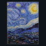 Vincent Van Gogh - Starry night Anteckningsbok<br><div class="desc">Stjärnnatten/La unit etoilee - Vincent Van Gogh 1889</div>