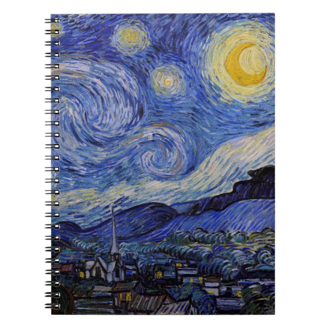 Vincent Van Gogh - Starry night Anteckningsbok (Framsidan)