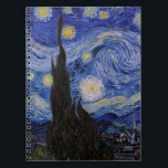 Vincent Van Gogh - Starry night Anteckningsbok<br><div class="desc">Stjärnnatten/La unit etoilee - Vincent Van Gogh 1889</div>