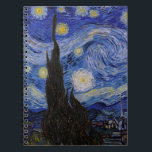Vincent Van Gogh - Starry night Anteckningsbok<br><div class="desc">Stjärnnatten/La unit etoilee - Vincent Van Gogh 1889</div>