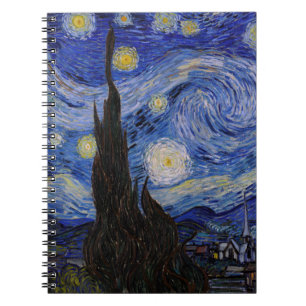 Vincent Van Gogh - Starry night Anteckningsbok