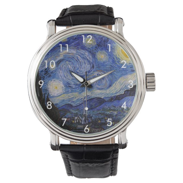 Vincent Van Gogh - Starry night Armbandsur (Framsida)