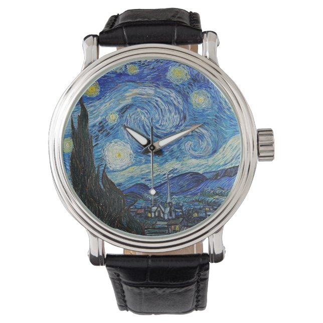 Vincent van Gogh, Starry Night Armbandsur (Framsida)