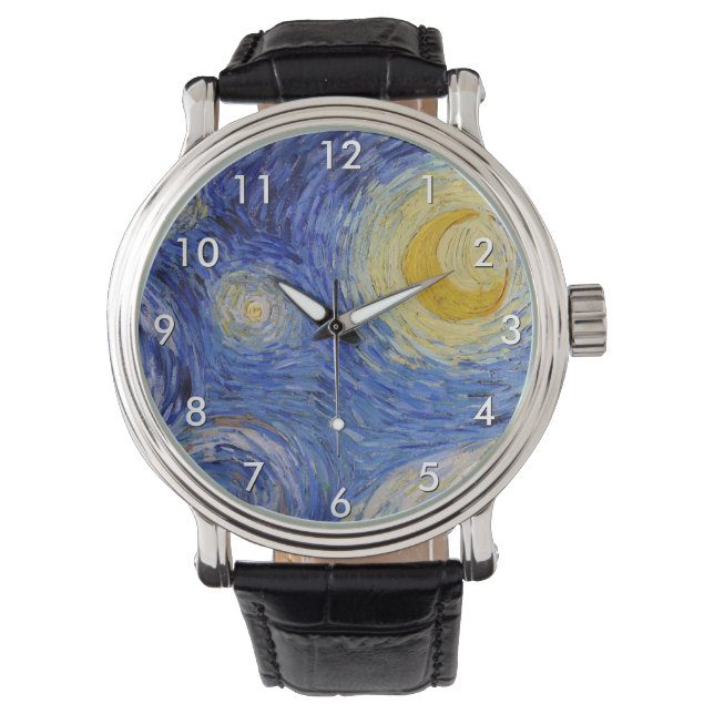 Vincent Van Gogh - Starry night Armbandsur (Framsida)
