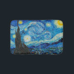 Vincent van Gogh, Starry Night Badrumsmatta<br><div class="desc">Starry Night,  berömd-målning av Vincent van Gogh</div>