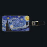 Vincent Van Gogh - Starry night Bagagebricka<br><div class="desc">Stjärnnatten/La unit etoilee - Vincent Van Gogh 1889</div>