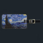Vincent Van Gogh - Starry night Bagagebricka<br><div class="desc">Stjärnnatten/La unit etoilee - Vincent Van Gogh 1889</div>