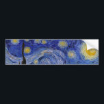 Vincent Van Gogh - Starry night Bildekal<br><div class="desc">Stjärnnatten/La unit etoilee - Vincent Van Gogh 1889</div>