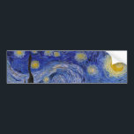 Vincent Van Gogh - Starry night Bildekal<br><div class="desc">Stjärnnatten/La unit etoilee - Vincent Van Gogh 1889</div>