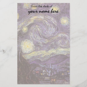 Vincent van Gogh - Starry Night Brevpapper