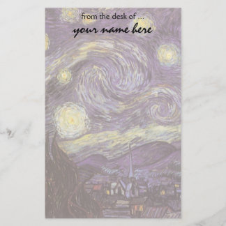 Vincent van Gogh - Starry Night Brevpapper
