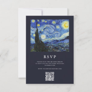 Vincent Van Gogh Starry Night Bröllop OSA Kort