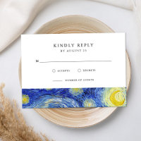 Vincent Van Gogh Starry Night Bröllop