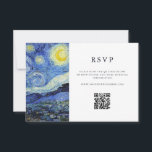Vincent Van Gogh Starry Night Bröllop OSA Kort<br><div class="desc">Skapa dina egna bröllop OSA för personlig med Vincent Van Gogh Starry Night Painting</div>