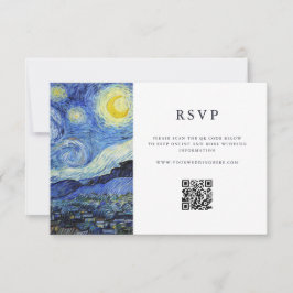 Vincent Van Gogh Starry Night Bröllop OSA Kort