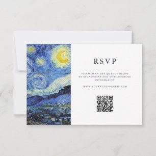 Vincent Van Gogh Starry Night Bröllop OSA Kort