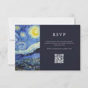 Vincent Van Gogh Starry Night Bröllop OSA Kort