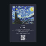 Vincent Van Gogh Starry Night Bröllop Tilläggskort<br><div class="desc">Skapa dina egna personlig bröllop-djurutrymmeskort med Vincent Van Gogh Starry Night Painting</div>