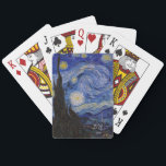 Vincent Van Gogh - Starry night Casinokort<br><div class="desc">Stjärnnatten/La unit etoilee - Vincent Van Gogh 1889</div>