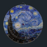 Vincent Van Gogh - Starry night Darttavla<br><div class="desc">Stjärnnatten/La unit etoilee - Vincent Van Gogh 1889</div>