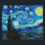 Vincent van Gogh, Starry Night Fototryck<br><div class="desc">Starry Night,  berömd-målning av Vincent van Gogh</div>