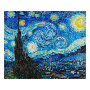 Vincent van Gogh, Starry Night Fototryck