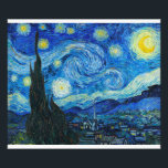 Vincent Van Gogh - Starry Night Fototryck<br><div class="desc">Vincent Van Gogh - Starry Night</div>