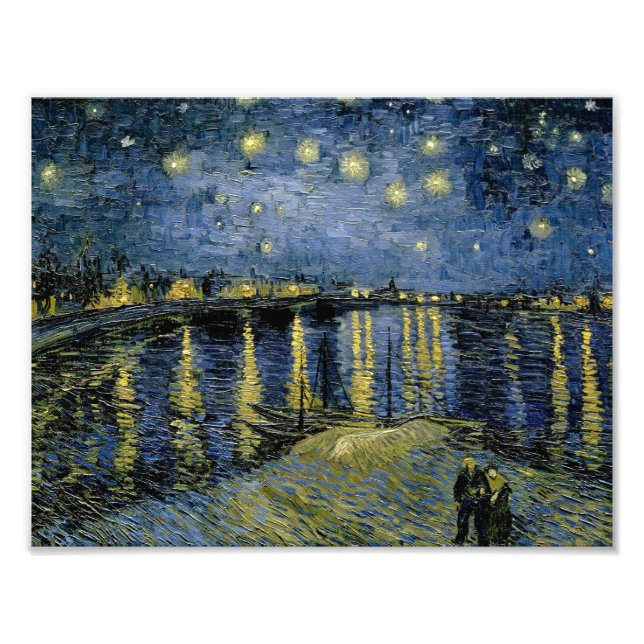 Vincent van Gogh - Starry Night Fototryck (Framsidan)