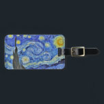 Vincent van Gogh Starry Night GalleryHD Fine Art Bagagebricka<br><div class="desc">Vincent van Gogh. Starry Natt.
c.1889 Olja på duk. Konstigt originalmästerverk av den berömd nederländske Post-Impressionististen Vincent van Gogh.</div>