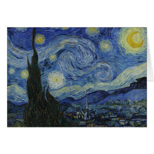 Vincent van Gogh - Starry Night Hälsningskort