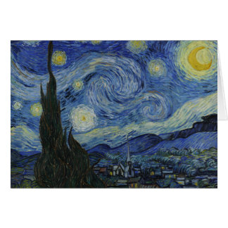Vincent van Gogh - Starry Night Hälsningskort