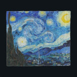 Vincent Van Gogh Starry Night Himlar Fleece Blanke<br><div class="desc">Denna tidlösa flagrattfilt är inte bara vacker att titta på, denna konstnärliga Van Gogh-filt är också oerhört mångsidig. Backa dig i den här mysiga och snyggt blå flaggan i nattfilten nu! Vincent Van Gogh:s konstprodukter av hög kvalitet finns också på min butik => zazzle.com/store/famous_art_paradise Hämta din uppsättning konstnärliga hemdécor nu!...</div>
