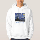 Vincent Van Gogh - Starry night Hoodie<br><div class="desc">Stjärnnatten/La unit etoilee - Vincent Van Gogh 1889</div>