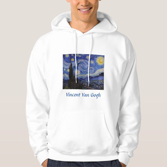 Vincent Van Gogh - Starry night Hoodie (Framsida)