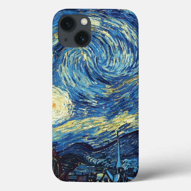 Vincent van Gogh "Starry Night" iphone case (Baksida)