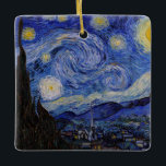 Vincent Van Gogh - Starry night Julgransprydnad Keramik<br><div class="desc">Stjärnnatten/La unit etoilee - Vincent Van Gogh 1889</div>