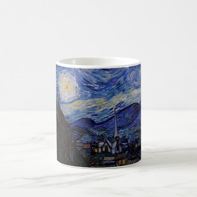 Vincent Van Gogh - Starry night Kaffemugg (Center)