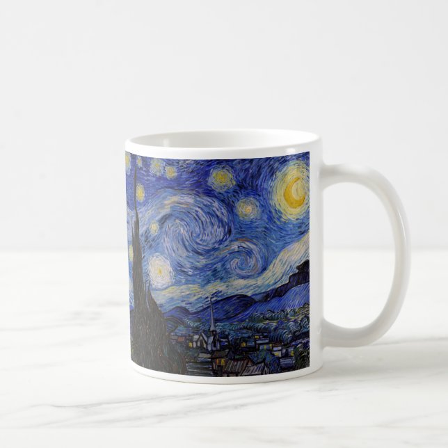 Vincent Van Gogh - Starry night Kaffemugg (Höger)