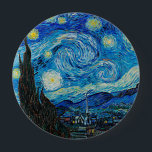 Vincent van Gogh, Starry Night Knapp<br><div class="desc">Starry Night,  berömd-målning av Vincent van Gogh</div>