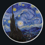 Vincent Van Gogh - Starry night Knopp<br><div class="desc">Stjärnnatten/La unit etoilee - Vincent Van Gogh 1889</div>